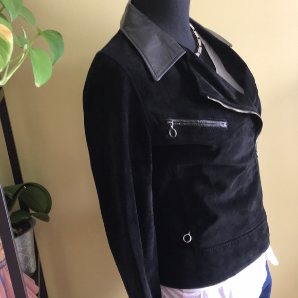 🔪Absolu suede black moto jacket🔪 - Picture 2 of 8
